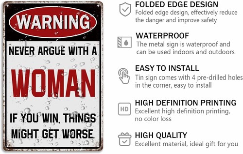Notice My Guns Identify As Cordless Power Tools Metal Tin Sign Funny Warning Sig - Picture 169 of 380
