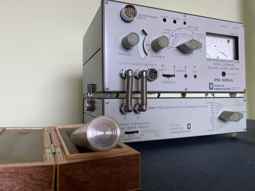 Castle PSI 203a + Precision Octave Band Filter + Gefell MKD1 MV 101 - Picture 7 of 10
