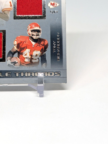 Trent Green Richardson Blaylock 2002 Crown Royale TRIPLE THREADS JERSEY RELIC - Picture 6 of 11