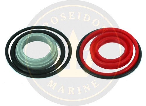 Trim ram seal kit for Volvo Penta trim cylinder 853439 Obsolete square capped - Bild 1 von 2