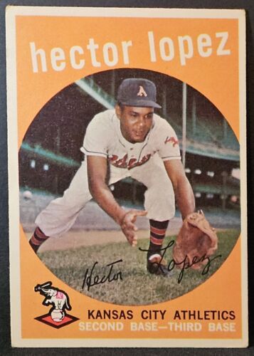 1959 Topps Hector Lopez #402 Kansas City Athletics