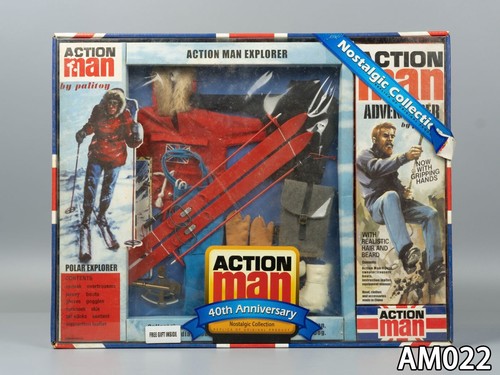 Action Man 40th Nostalgic Collection 12" Polar Explorer/Adventurer Figur AM022