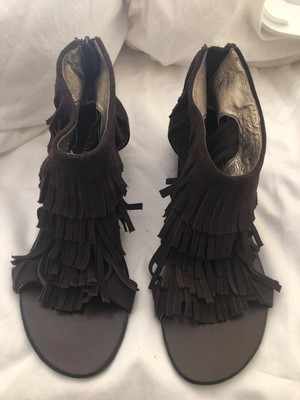 matiko beaded suede sandals