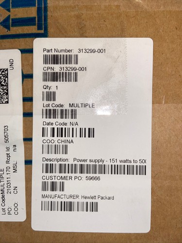 HP 313299-001 NETZTEIL PS-3381-1C1 DL380 G3 ESP113 - Bild 6 von 7