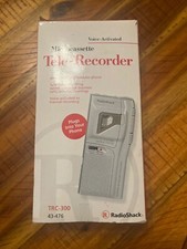 RADIO SHACK TRC-300 Voice Activated Microcassette Tele-Recorder Works