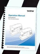 Reprint Manual Brother SB 3150 Computerized Quilting Sewing Machine Comb Bound