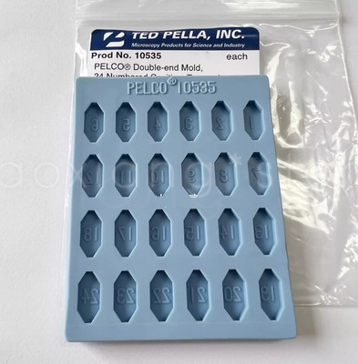 1x 24 hole double pointed embedding plate 10535 biological sample embedding mold