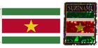  Wholesale Combo Set Country Suriname 3x5 3’x5’ Flag and 3"x4" Decal