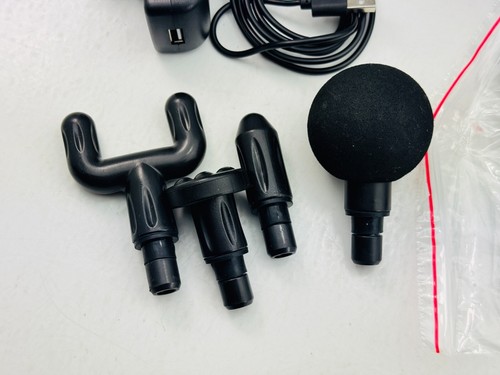 Brookstone Pistola Massaggio Profondo Fasciale RS1007 4 Testine Intercambiabili Rilassante - Foto 2 di 22