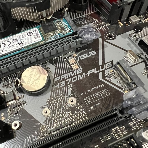 ASUS PRIME H370M-PLUS Motherboard Combo! i5-9400f 16GB •256SSD W11 •Radeon RX460 - Afbeelding 3 van 19
