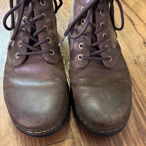 Dr. Doc Martens Bonny II Canvas Leather Lace Up Boots Men's US 9 M - Picture 2 of 9