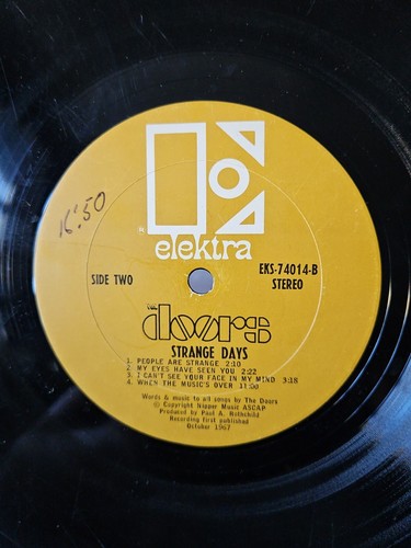 Strange Days - The Doors - US - First Press - 1967 - Tan/Gold Labels - Picture 16 of 19