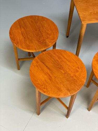 Mid Century Teak Nesting Tables By Poul Hundevad Vintage Danish EB9721 MWOO - Picture 14 of 24