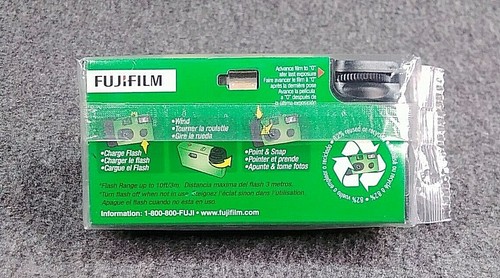 Fujifilm 35mm One Time Use Quick Snap New 27 Exp 06/2009 - Picture 2 of 4