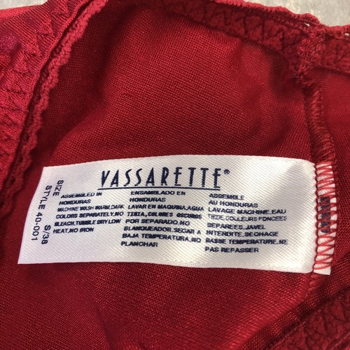 NWT Vtg Vassarette Undershapers Brief Light Control Icon zesty Red sz S - Picture 5 of 6