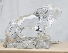 Princess House Crystal Lion Figurine Wonders of the Wild Glass Leo King Germany