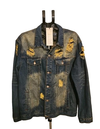 Neu mit Etikett Herren MSN Mode Jeans Denim Jacke XXL Neu