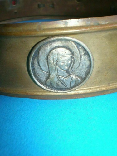 Russische Krone verziert mit einem Cherub und Heiligenbildern aus dem 19. Jh. RAR - Bild 10 von 12