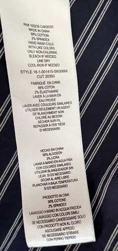 Joie Womens Yenene Skirt Sz 0 Navy Blue Striped Asymmetrical Ruffle Midi Stretch - Picture 15 of 16