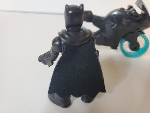Fisher Price Imaginext DC Comics Batman Nightwing Motocicletta 4" Ruote Teal - Foto 2 di 4