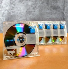 Set of 5 Maxell Burari 80 Mini Discs, 80 Minutes Each w/ Slip Cases