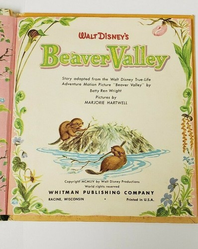 Vintage Tell-A-Tales Walt Disney Beaver Valley 1954,GOOFY andthe Tiger Hunt 1954 - 第 3/12 張圖片
