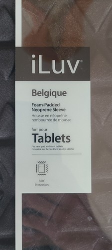 iLuv Belgique Foam Padded Sleeve For iPad Fits Most 10" Tablets - Picture 4 of 5