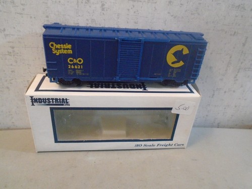 INDUSTRIAL RAIL HO SCALE CHESAPEAKE AND OHIO BOXCAR LN OB