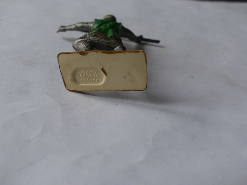 FIGURINE STARLUX MOYEN AGE VERT LANCE (MANQUE BOUCLIER) - Picture 3 of 3