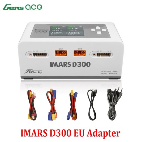 Gens Ace IMARS D300 Smart Balance Ladegerät Dual Channel FPV Lipo Akku Ladegerät - Bild 25 von 28