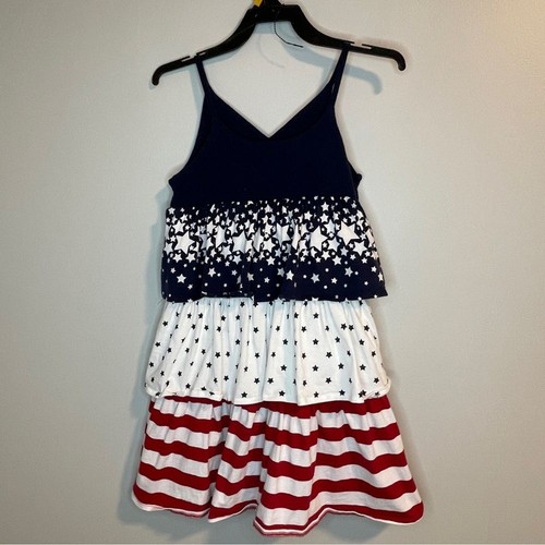 The Children's Place Red, Blue and White Sundress Sleeveless Casual - Picture 2 of 7