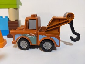 Lego Duplo 10856 Mater’s Shed Set Disney Pixar Cars Tow Mater Tomater No Wrench 