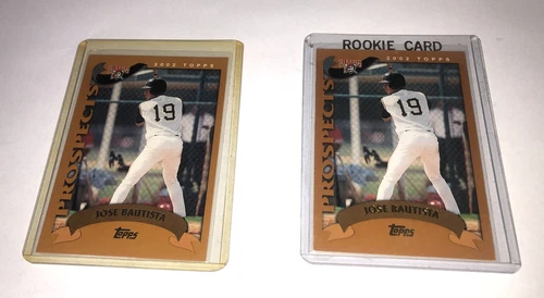 2002 Topps Traded Jose Bautista #T180 ROOKIE CARD-Blue Jays x2