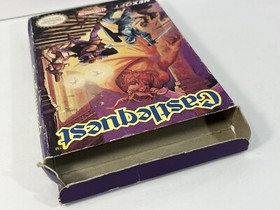 Castlequest NES Nintendo Game Cartridge Sleeve & Box [ No Manual ]  Tested Works