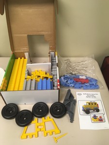 little tikes waffle blocks school bus