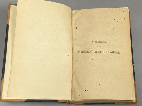 A GRAMMAR of the HINDŪSTĀNĪ or URDŪ LANGUAGE - John T Platts [1st Ed 1874] India - Picture 4 of 12