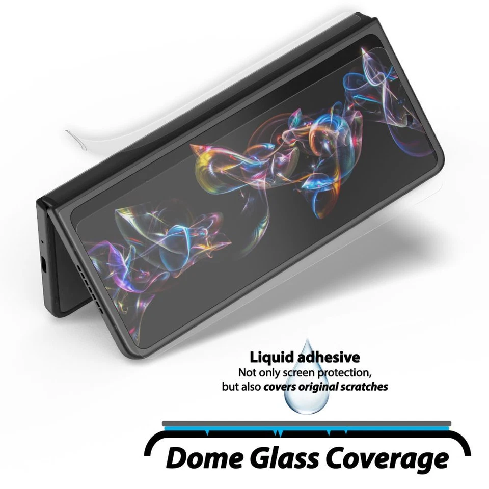 Whitestone Dome Glass 2 Pack Premium Screen Protector for Galaxy Z fold4 5G - Image 2 of 4