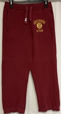 Abercrombie And Fitch Joggers Sweatpants Youth Large Red.  7205
