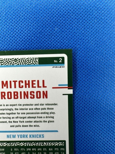 Baloncesto óptico Mitchell Robinson Donruss Hyper Orange Prizm 94/99 2023-24 #2 - Imagen 10 de 12
