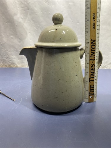 DANSK Japan Nielstone Spice Tan brown 8 cup Coffe Tea Pot + Lid 9.5" inches tall - Picture 15 of 15