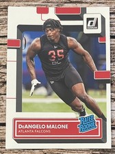 2022 Panini Donruss DeAngelo Malone Rated Rookie #386 Atlanta Falcons RC