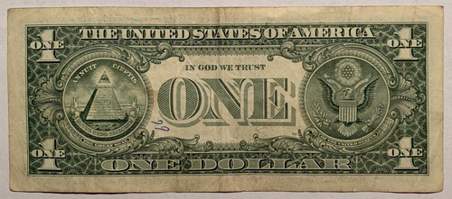 $1 Dollar Bill 2013 Circulated Zero Step Serial Number F 05 03 05 02 N - Picture 3 of 3