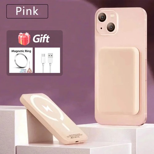 Portable Macsafe Auxiliary External Magnetic Battery Pack Power Bank Wireless - 第 21/22 張圖片