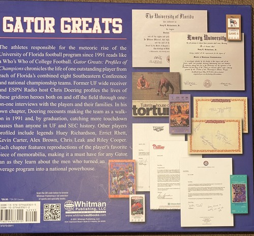 Florida Gator Greats: Profiles of Champions Football. BRAND NEW! - Picture 2 of 2