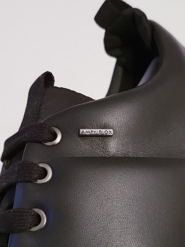 GEOX AMPHIBIOX MAYRAH ABX CUERO NEGRO IMPERMEABLES ZAPATOS REINO UNIDO 4/EU 37 - Imagen 8 de 11