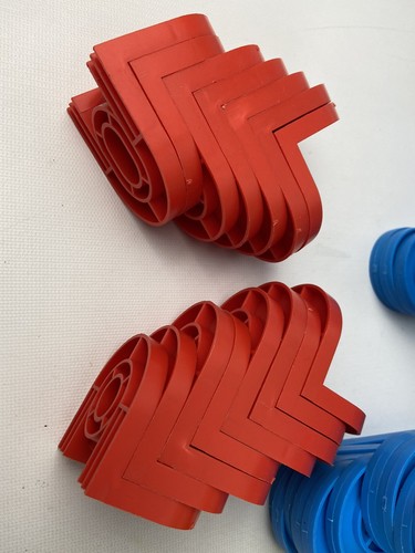 Asco Asmeca Plastic Building Set 77 Pieces Plus Connectors Made In France - Picture 7 of 11