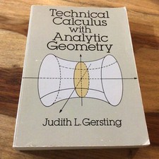 Technical Calculus with Analytic Geometry ⭐️ Judith L  Gersting