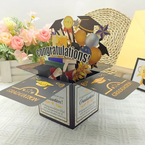 3D Pop-Up Graduation Card | Surprise Gift | Congrats Card - Picture 6 of 6