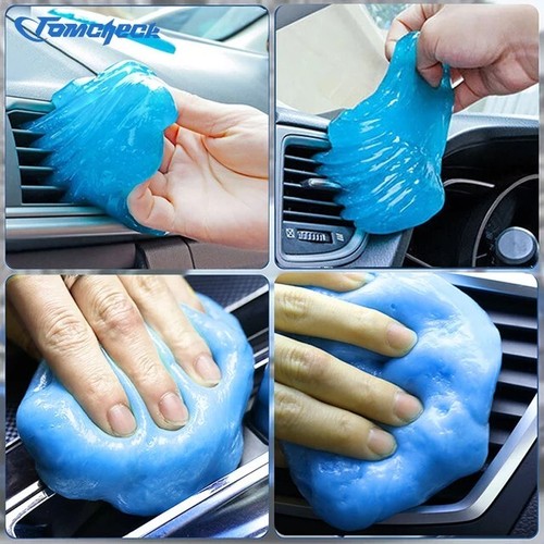 2 x 1 Cleaning Gel Universal Dust Cleaner for PC Keyboard Car Auto Dusting Blue - Picture 7 of 10