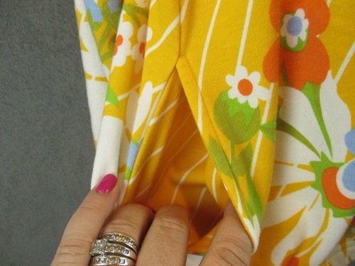 Bob Mackie Jacket Womens XL Yellow Floral Art to Wear Zip Lightweight Resort - Picture 4 of 13